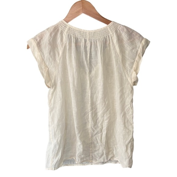 Madewell Farmstand Popover in Ivory - Picture 6 of 10